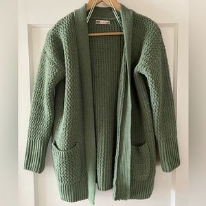 Sonoma Goods For Life, Size M, green knitted cardigan